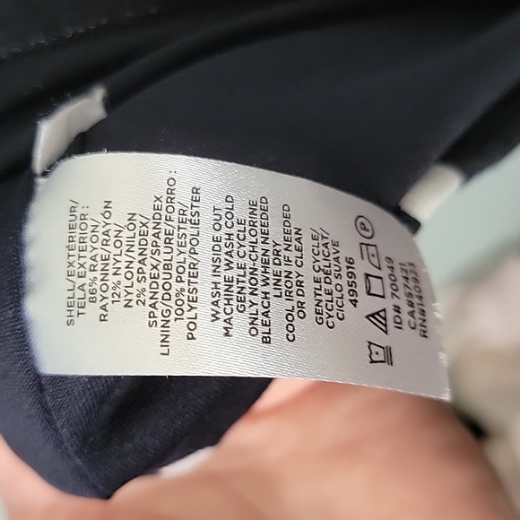 Loft size 10 long sleeve polka dot stretchy dress Twee Workplace Siren - Picture 7 of 10